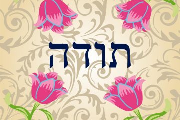 כל יום קורה משהו טוב – תודה